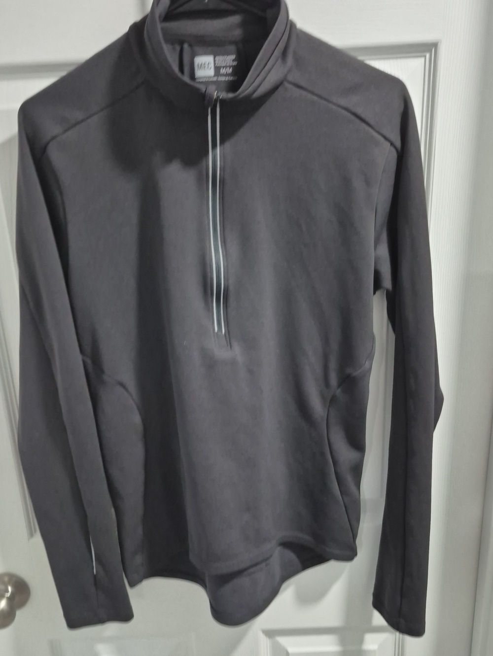 MEC Men's Black Half-Zip Pullover